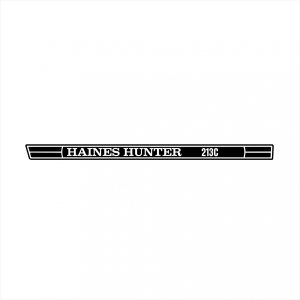 Haines Hunter 213C Long Decal