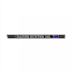 Haines Hunter 243L Long Flag Decal