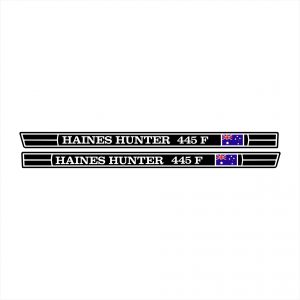Haines Hunter 445F Long Flag Decal