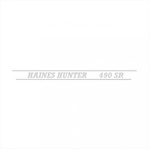 Haines Hunter 490 SR Decal