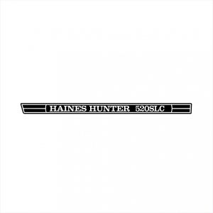 Haines Hunter 520SLC Long Decal