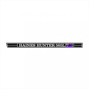 Haines Hunter 565L Long Flag Decal