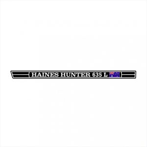 Haines Hunter 635L Long Flag Decal