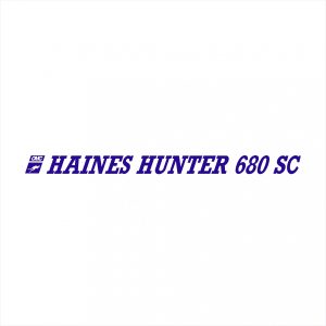 Haines Hunter 680 SC Decal