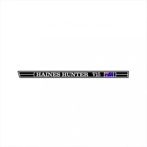 Haines Hunter V15 Long Flag Decal