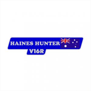 Haines Hunter V16R Old Decal