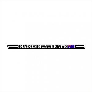 Haines Hunter V17R Long Flag Decal