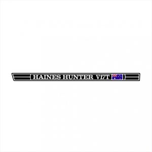 Haines Hunter V17T Long Flag Decal