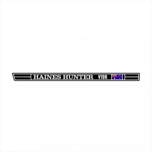 Haines Hunter V19R Long Flag Decal