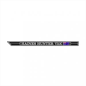 Haines Hunter V213C Long Flag #2 Decal