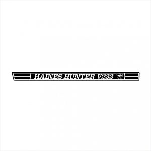 Haines Hunter V233 Long Decal