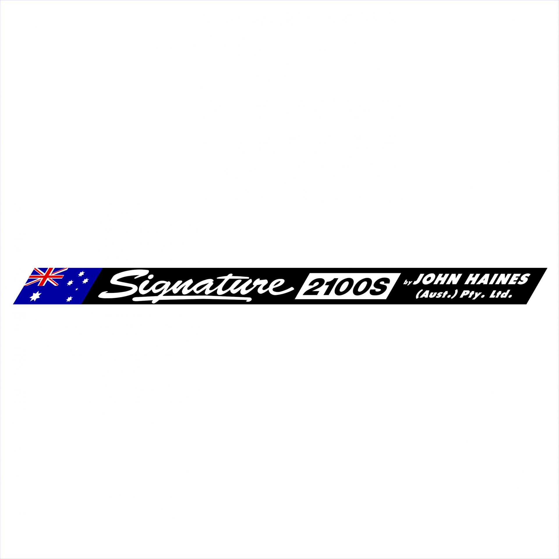 Haines Signature 2100S Decal