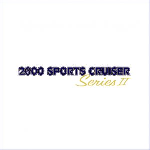 Mustang Crusier 2600 Sports Cruiser - Series 2 Decal