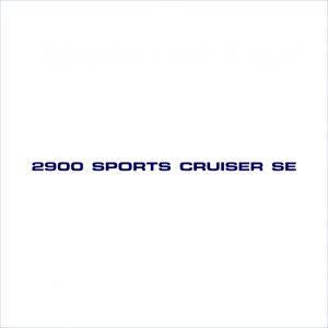 Mustang Cruiser 2900 Sports Cruiser SE Decal