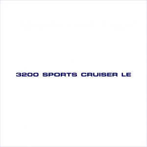 Mustang Cruiser 3200 Sports Cruiser LE Decal
