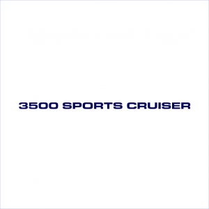 Mustang Cruiser 3500 Sports Cruiser Decal