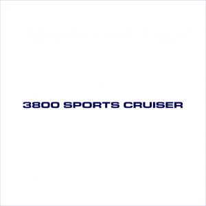 Mustang Cruiser 3800 Sports Cruiser Decal