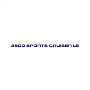 Mustang Cruiser 3800 Sports Cruiser LE Decal
