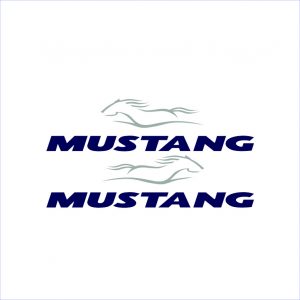Mustang Cruiser Logo Decal
