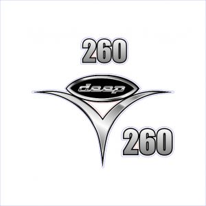 Deep Vee 260 Graphic Decal