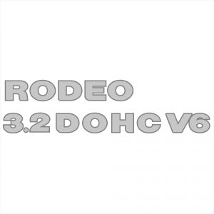 Holden Rodeo 3.2 DOHC V6 Decal