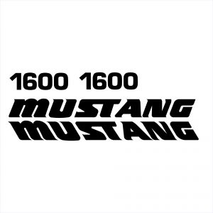 Mustang Marine 1600 Decal Kit