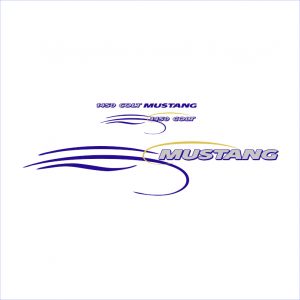 Mustang Pleasure Boats 1450 Colt Decal Kit