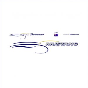 Mustang Pleasure Boats 1750 Tournament Decal Kit