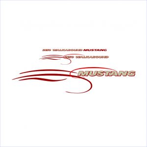 Mustang Pleasure Boats 2150 Walkaround Decal Kit