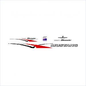 Mustang Pleasure Boats 2200 Bluewater Decal Kit