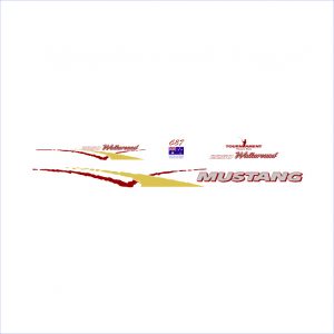 Mustang Pleasure Boats 2200 Walkaround Decal Kit