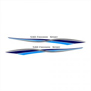 Quintrex Boats 540 Freedom Sport Decal Kit