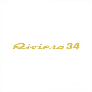 Riviera Boats #34 Decal