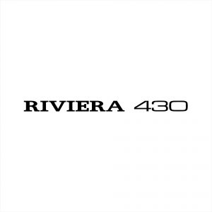 Riviera Boats 430 Logo Decal