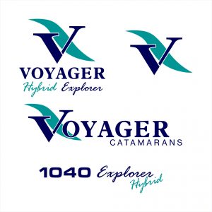 Voyager Catamarans 1040 Explorer Hybrid Decal Kit