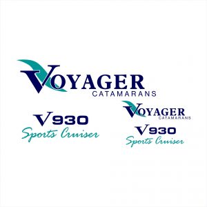 Voyager Catamarans V930 Sports Cruiser Decal Kit