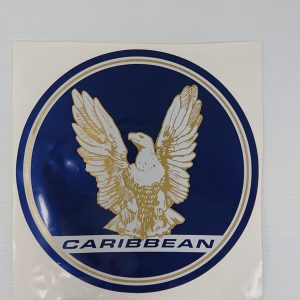 Caribbean Boats Logo Decal - Black OR Blue