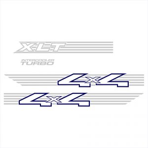 Ford XLT 4x4 Turbo Decal Kit