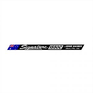 Haines Signature 1550C Decal