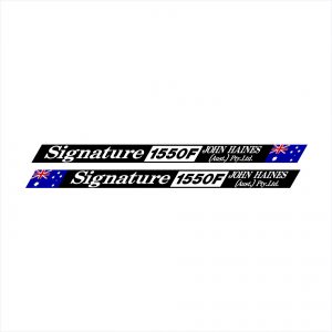 Haines Signature 1550F Decal