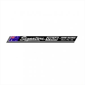 Haines Signature 1750R Decal (Alternate)