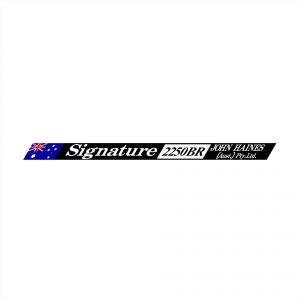 Haines Signature 2250BR Decal