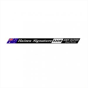 Haines Signature 530R Decal