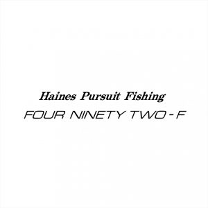 Haines Signature Four Ninety Two F Decal