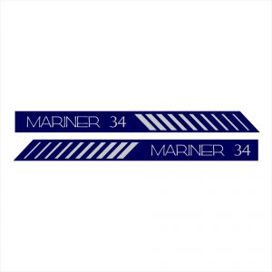 Mariner Boats 34 Stripe Decal
