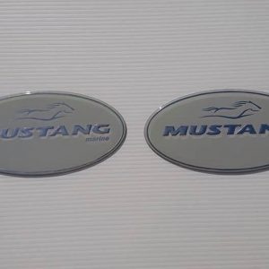 Mustang Cruisers Resin Domed Badges - Genuine Manufacturer Decals