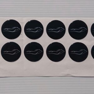 Mustang Plastic Steering Wheels Badges - Genuine Manufacturer Decals