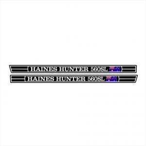 Haines Hunter 560SL Long Flag Decal
