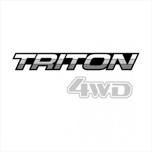 Mitsubishi Triton 4WD Decal