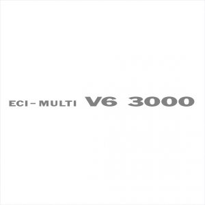 Mitsubishi V6 3000 Decal